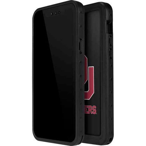 University of Oklahoma Sooners Black iPhone 15 Plus Waterproof Case
